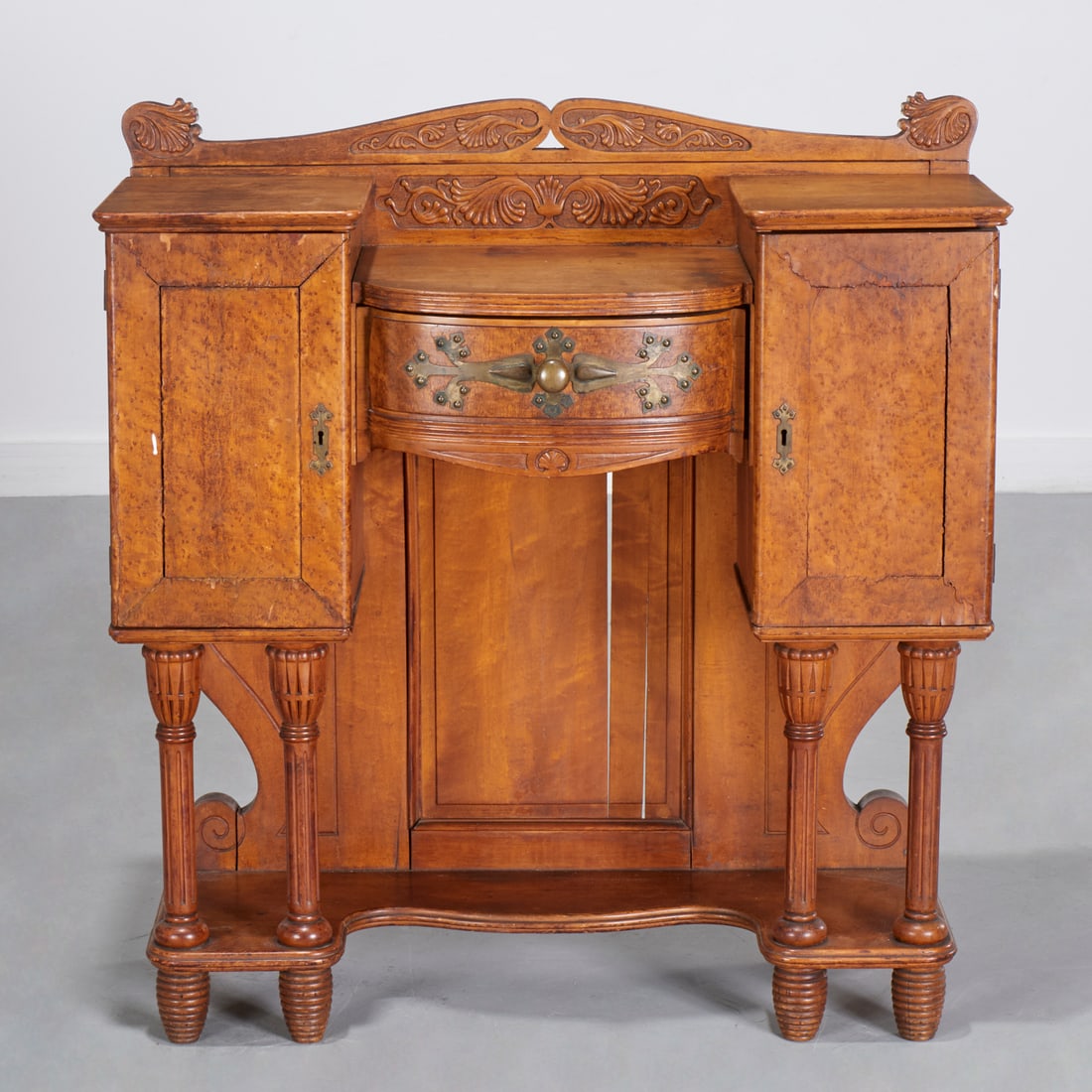 Art Nouveau bird's-eye maple dressing table (1 of 10)
