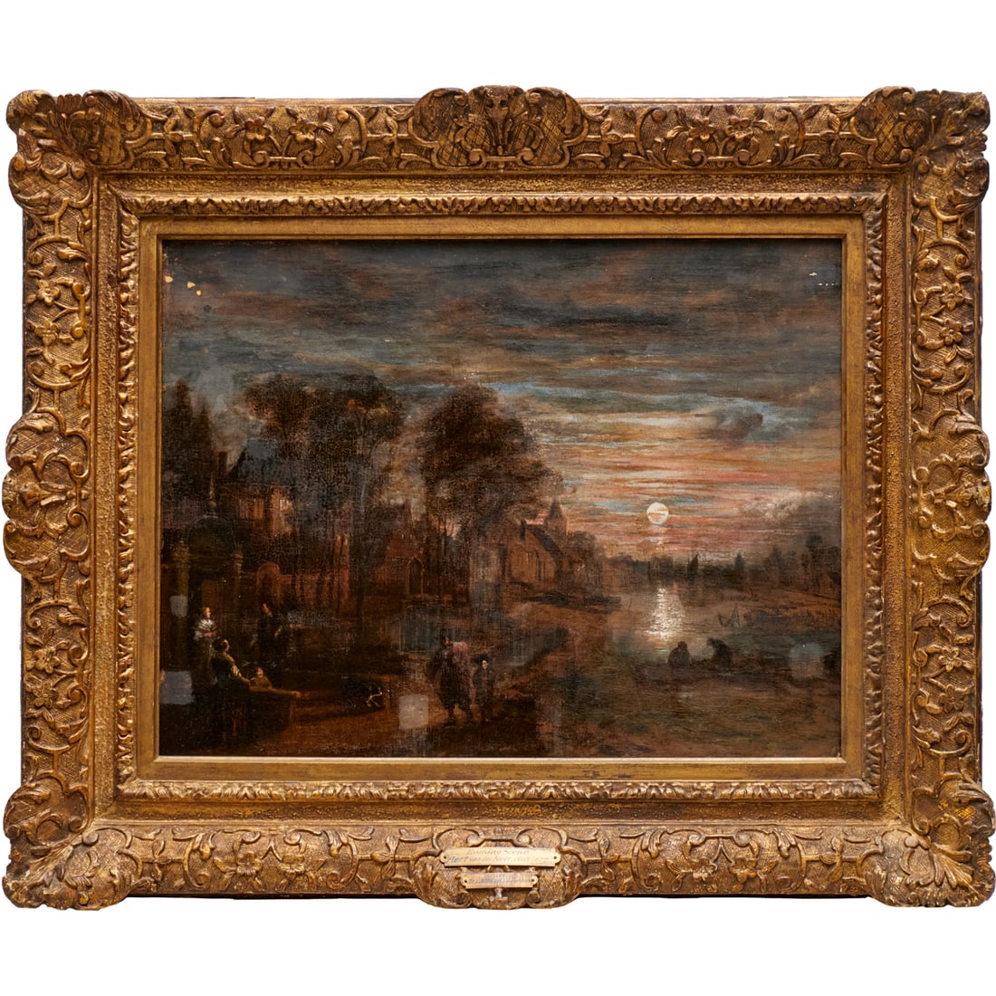 Aert van der Neer (attrib), oil on canvas (1 of 10)