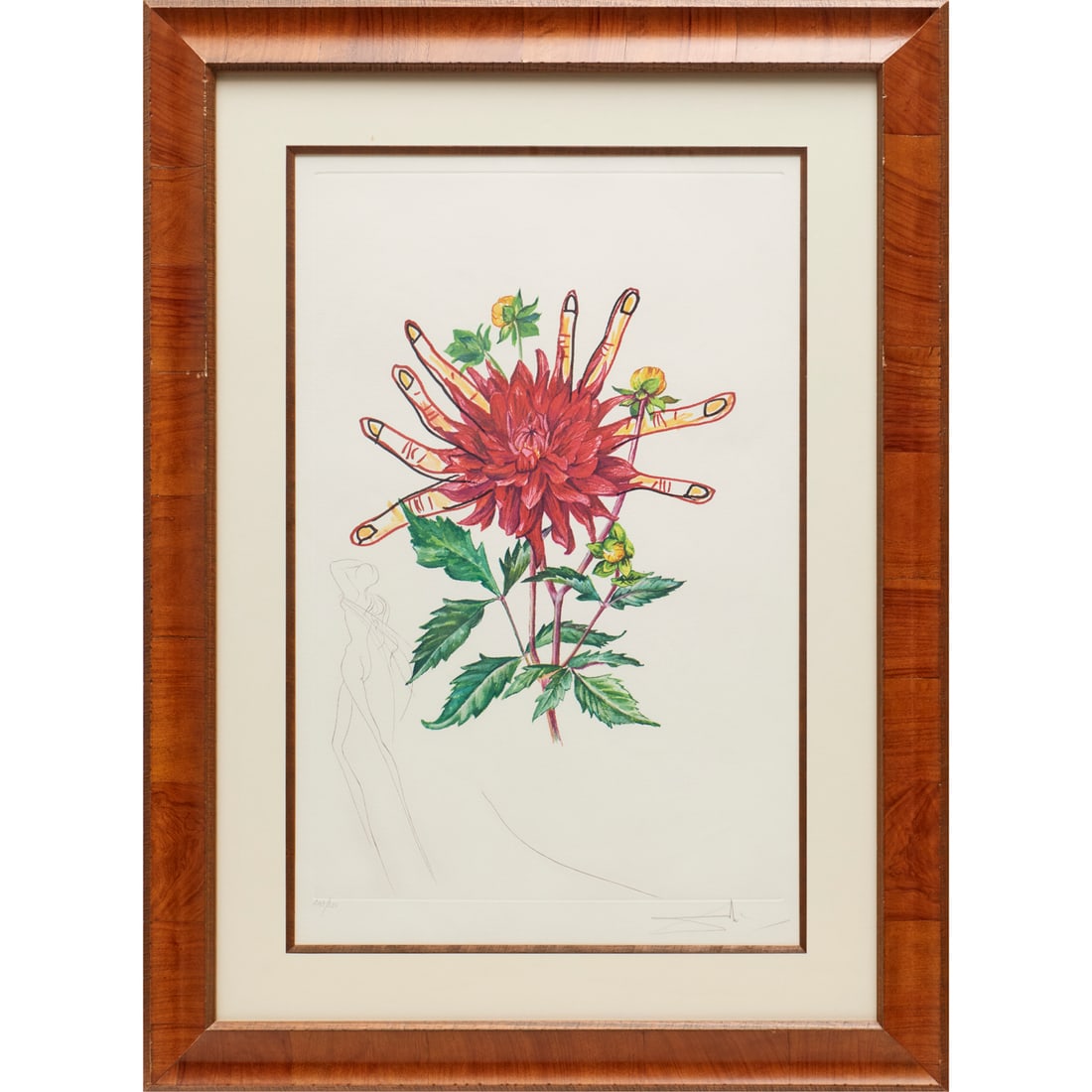 Salvador Dali, lithograph on paper, 1972 (1 of 8)