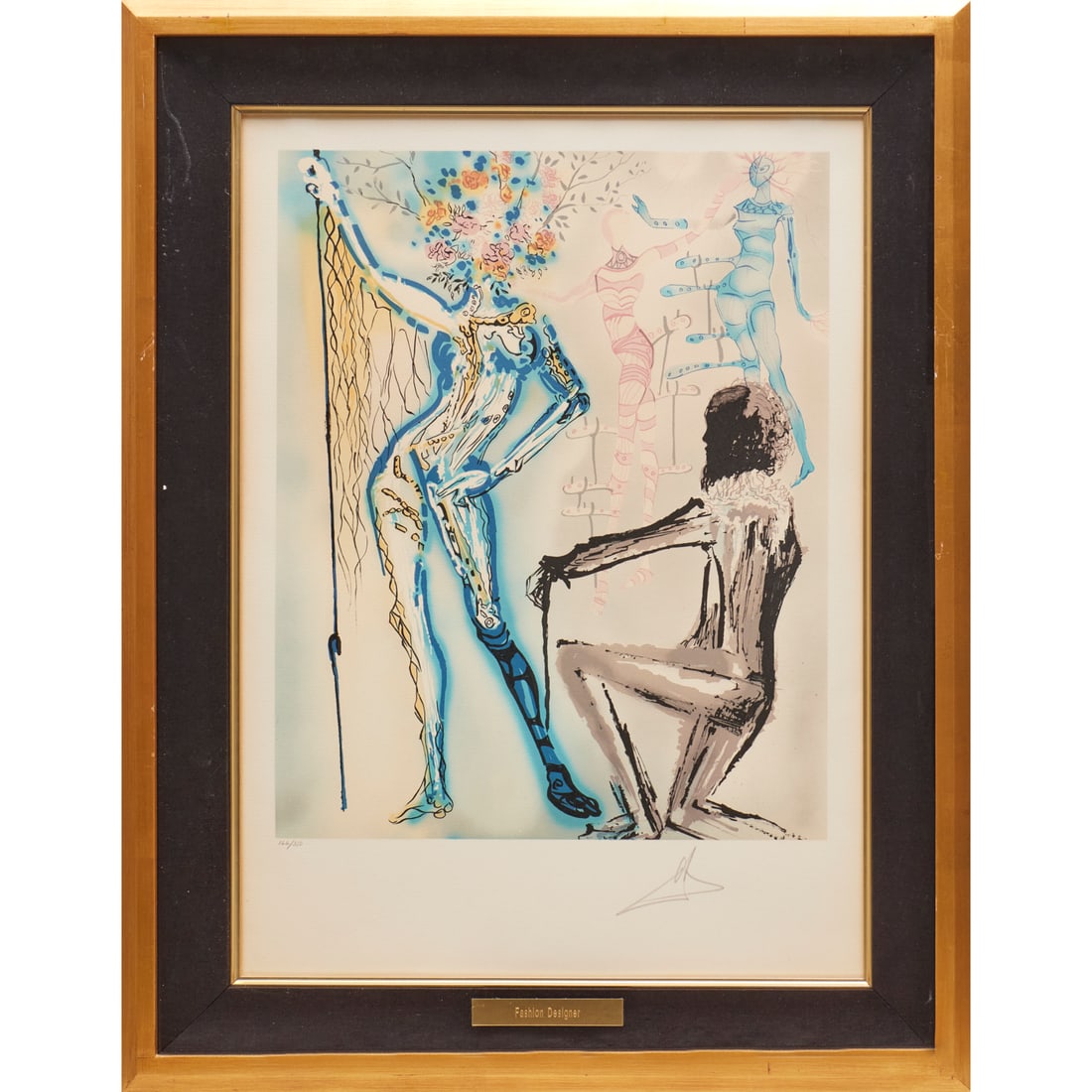 Salvador Dali (after), lithograph on paper, signed (1 of 9)