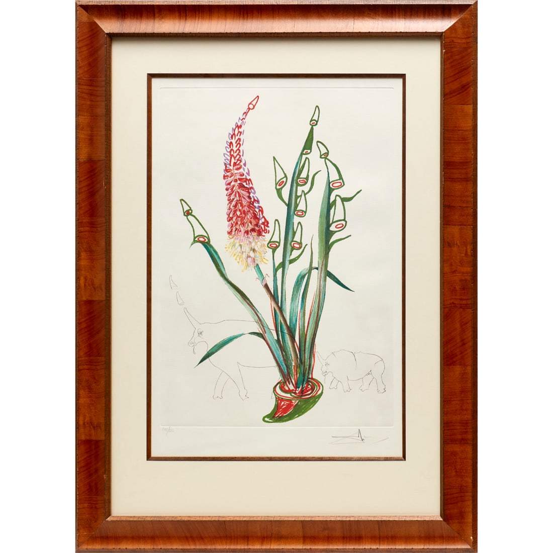 Salvador Dali, lithograph and drypoint on paper (1 of 10)