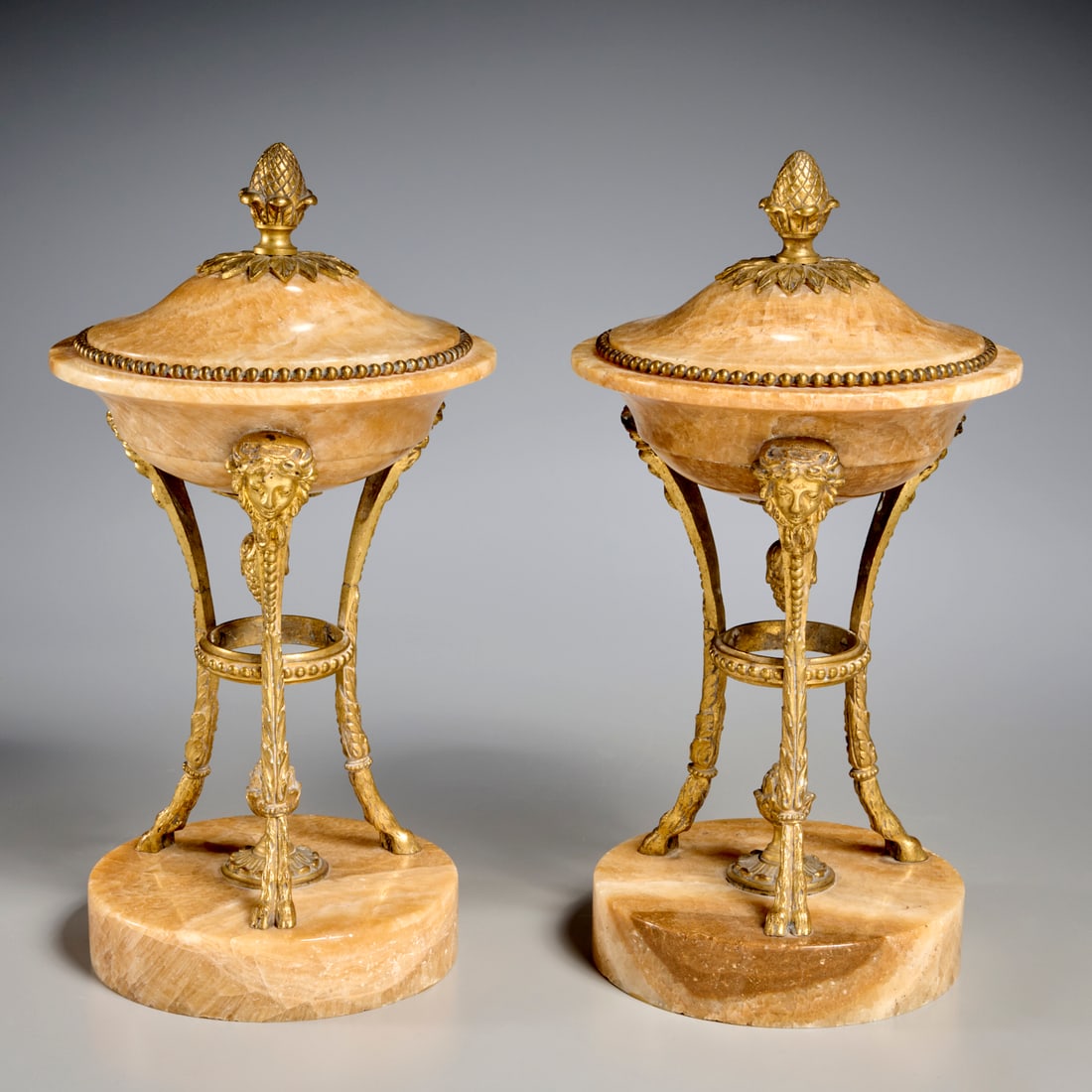 Pair Louis XVI style cassolettes, ex Mark Hampton (1 of 6)
