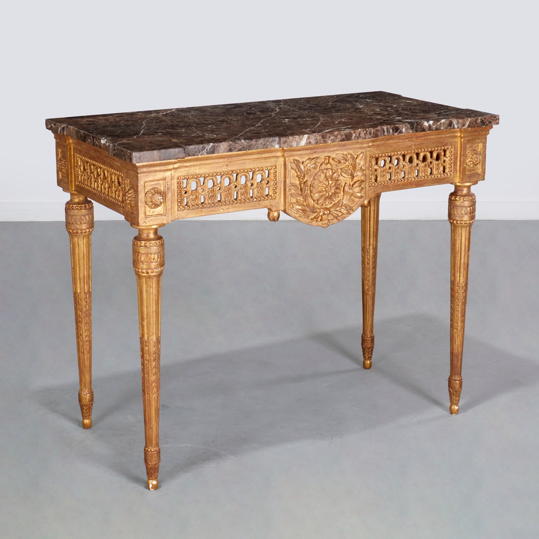 Louis XVI style giltwood console (1 of 9)