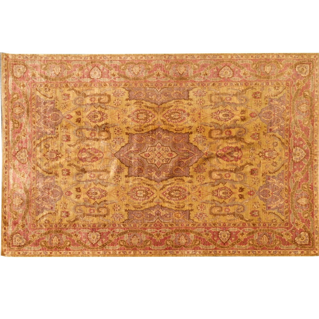 Antique room-size Oushak carpet (1 of 7)