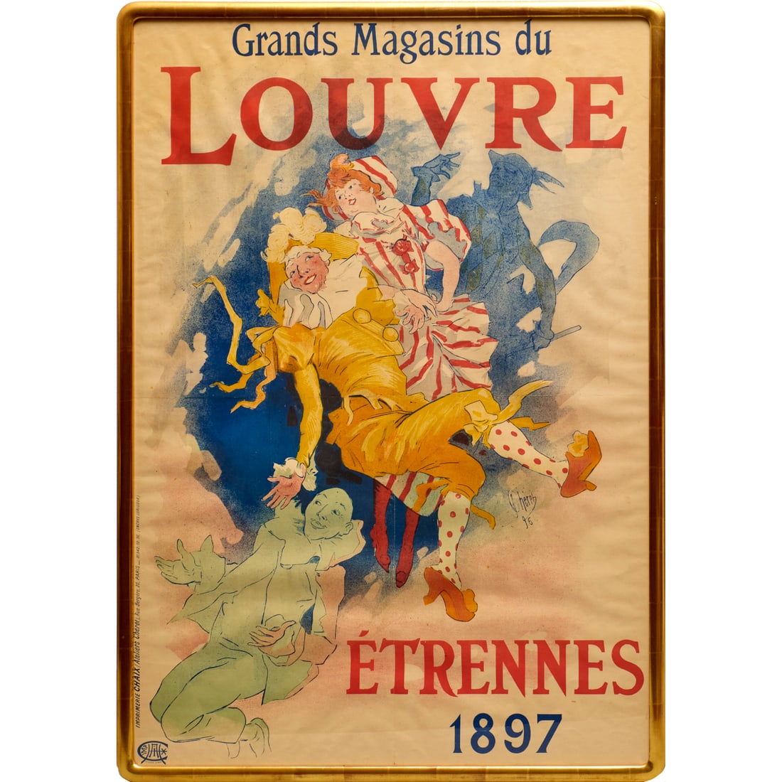 Jules Cheret, lithograph poster, 1897 (1 of 9)