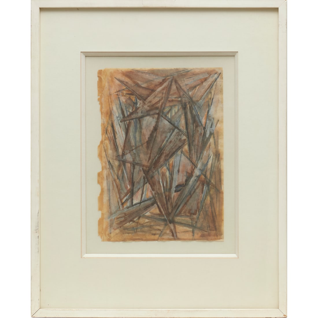 Mikhail Larionov (attrib), gouache on paper, 1914 (1 of 9)