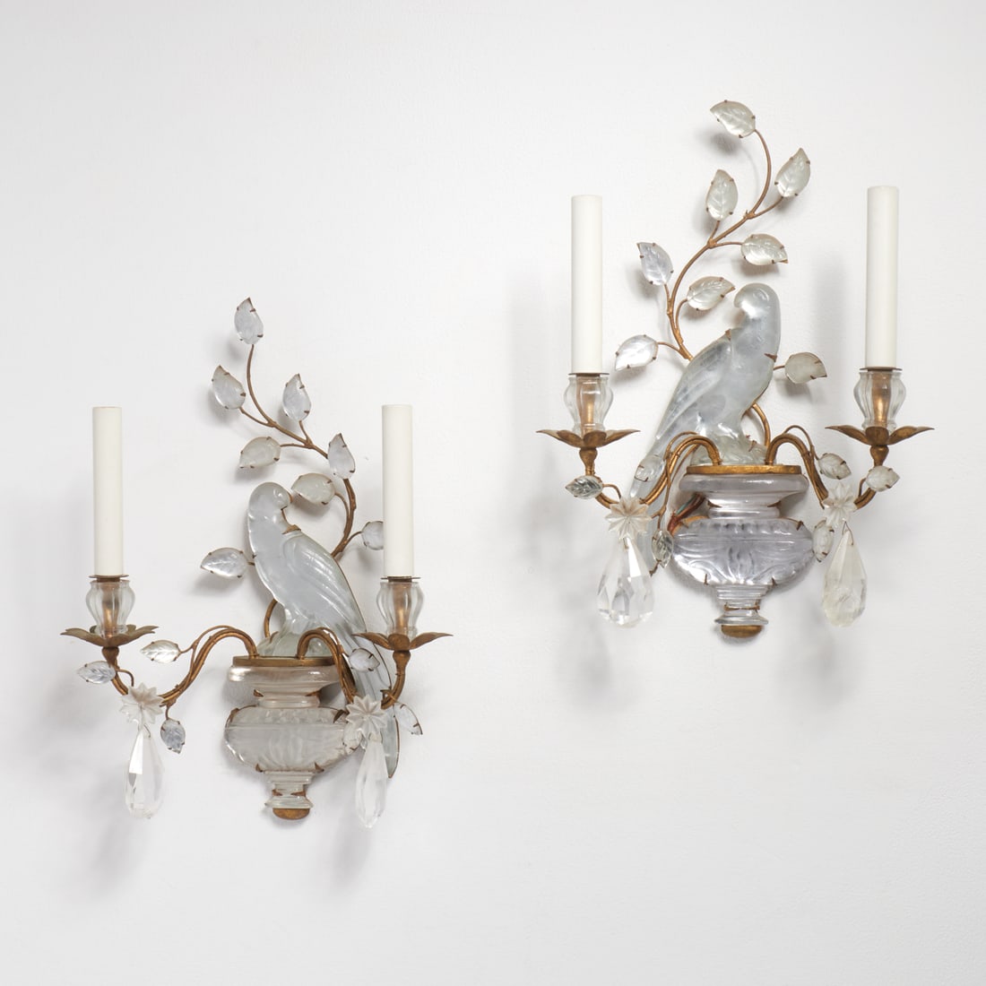 Maison Bagues (style), pair "Perroquet" sconces (1 of 5)
