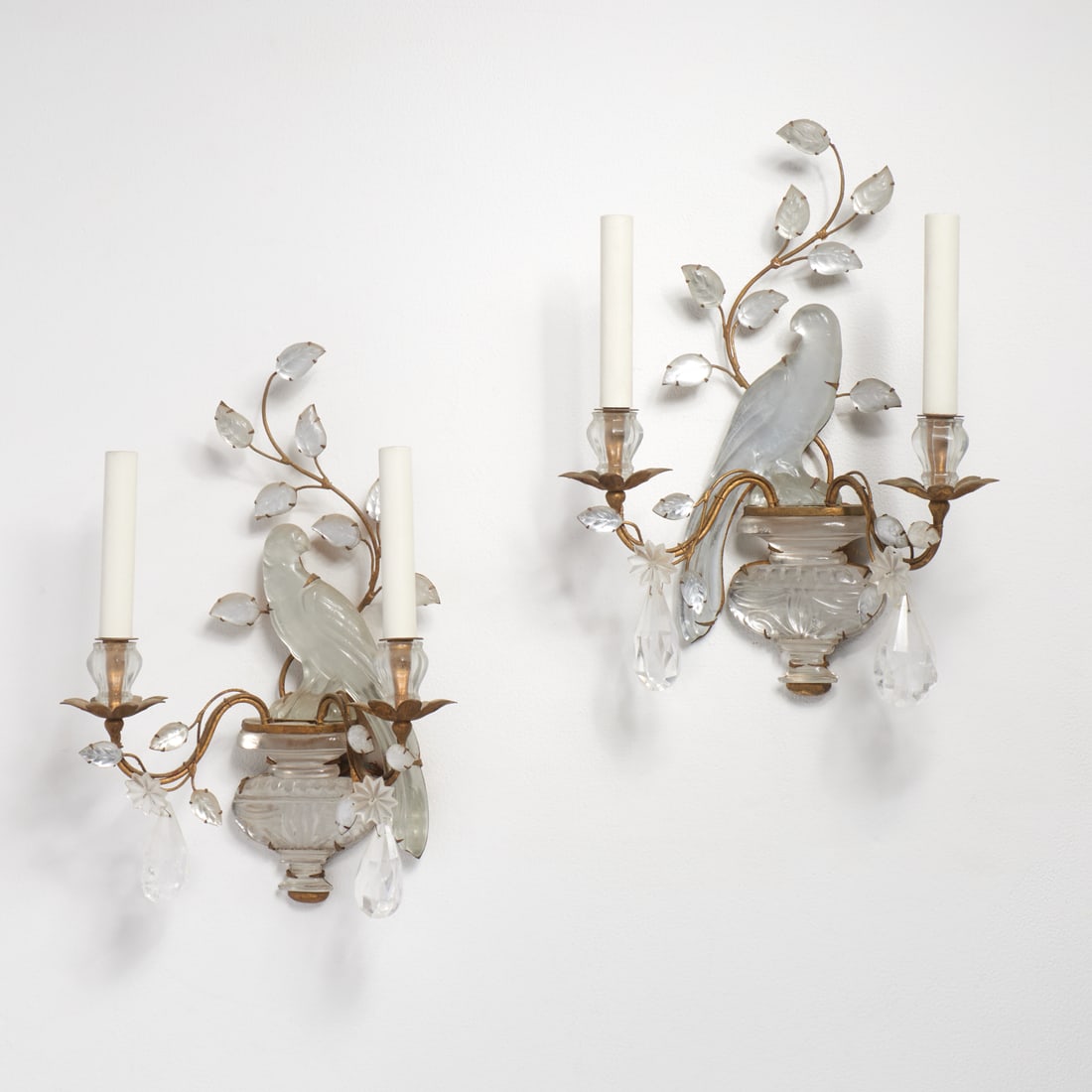 Maison Bagues (style), pair "Perroquet" sconces (1 of 7)