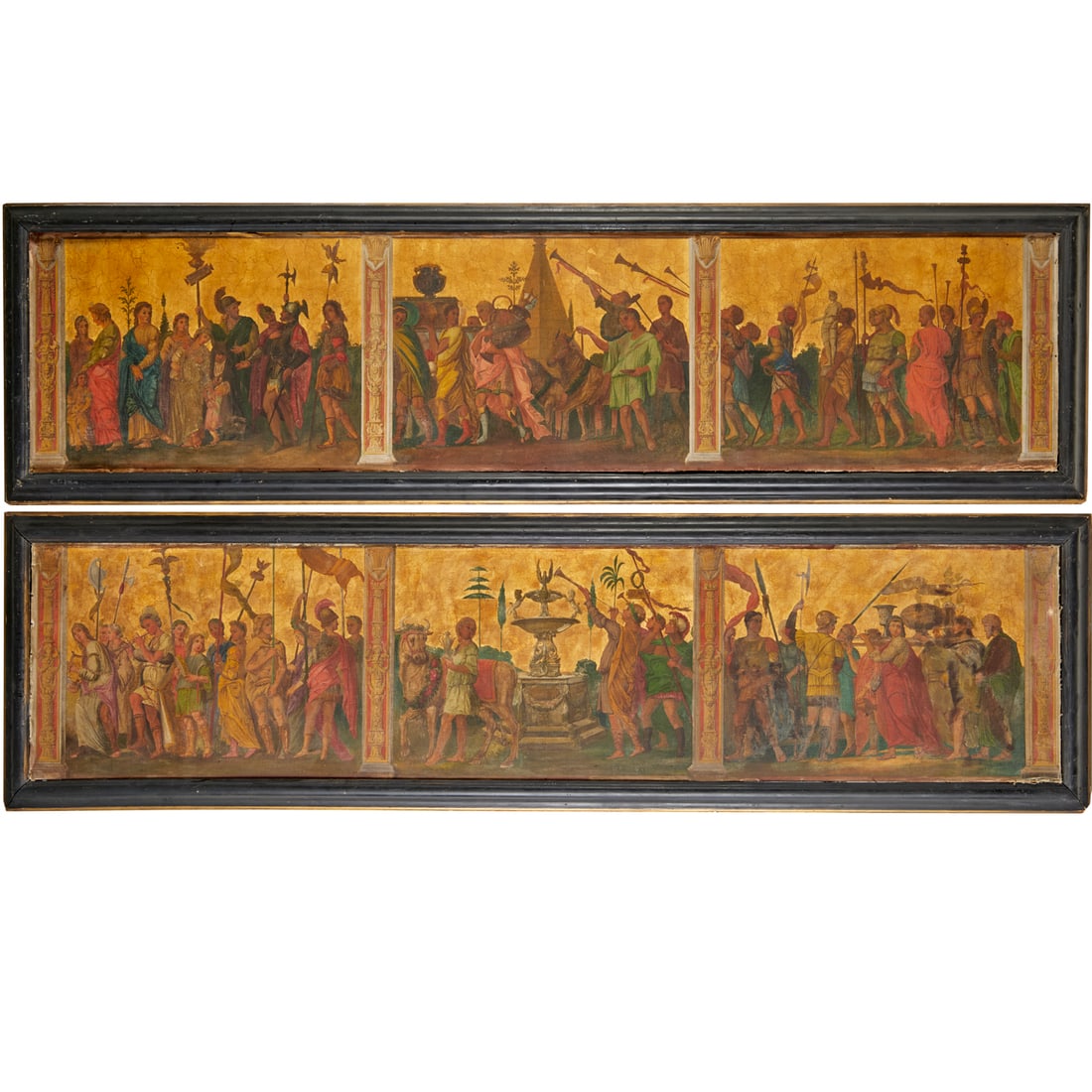 Andrea Mantegna (after), (2) large paintings (1 of 8)
