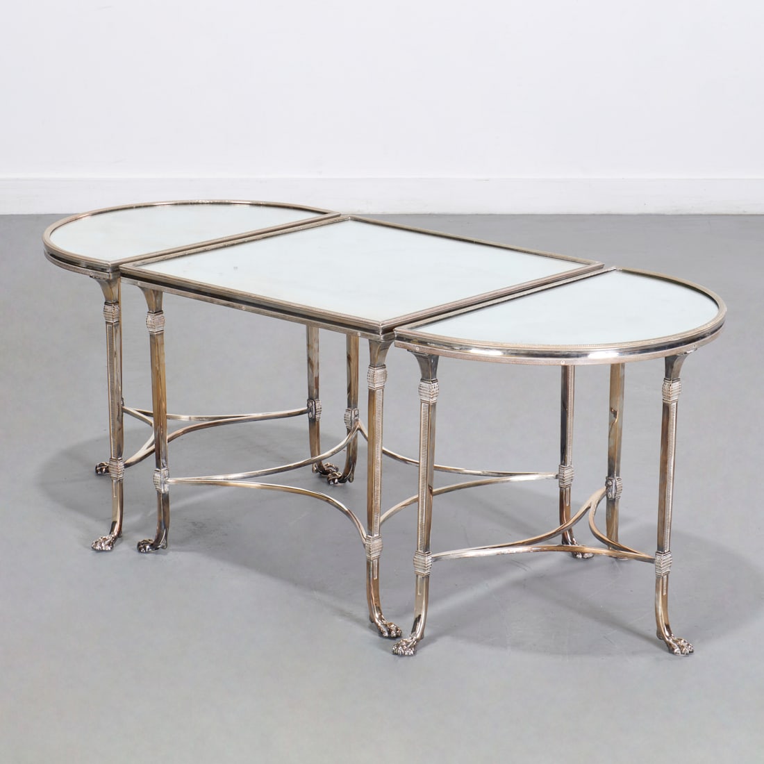 Maison Bagues (attrib), three-part coffee table (1 of 5)