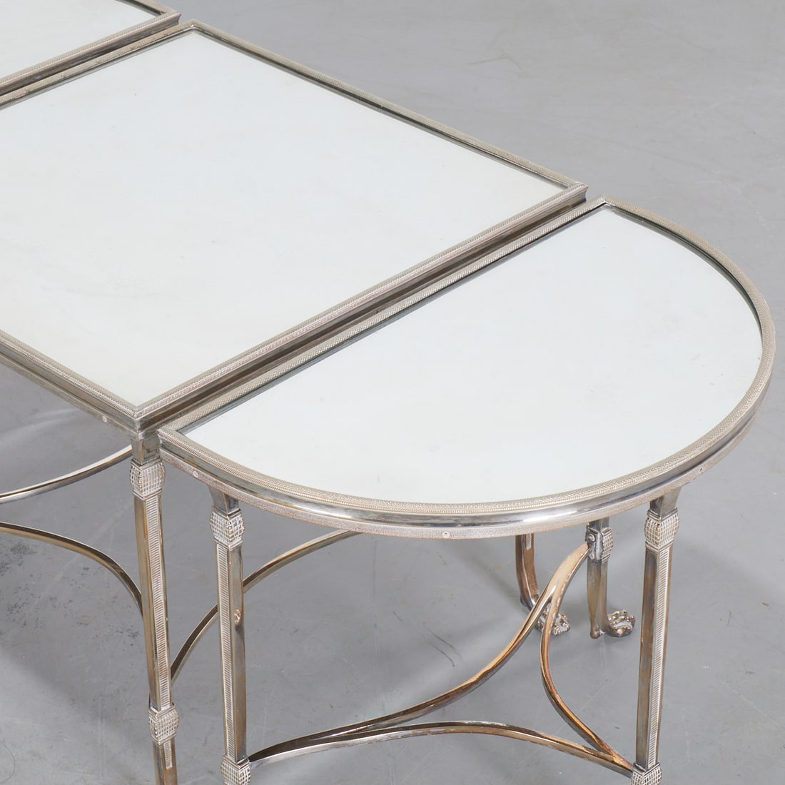 Maison Bagues (attrib), three-part coffee table - 2