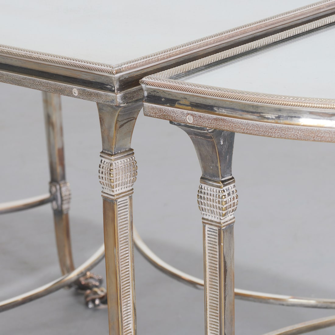 Maison Bagues (attrib), three-part coffee table - 4