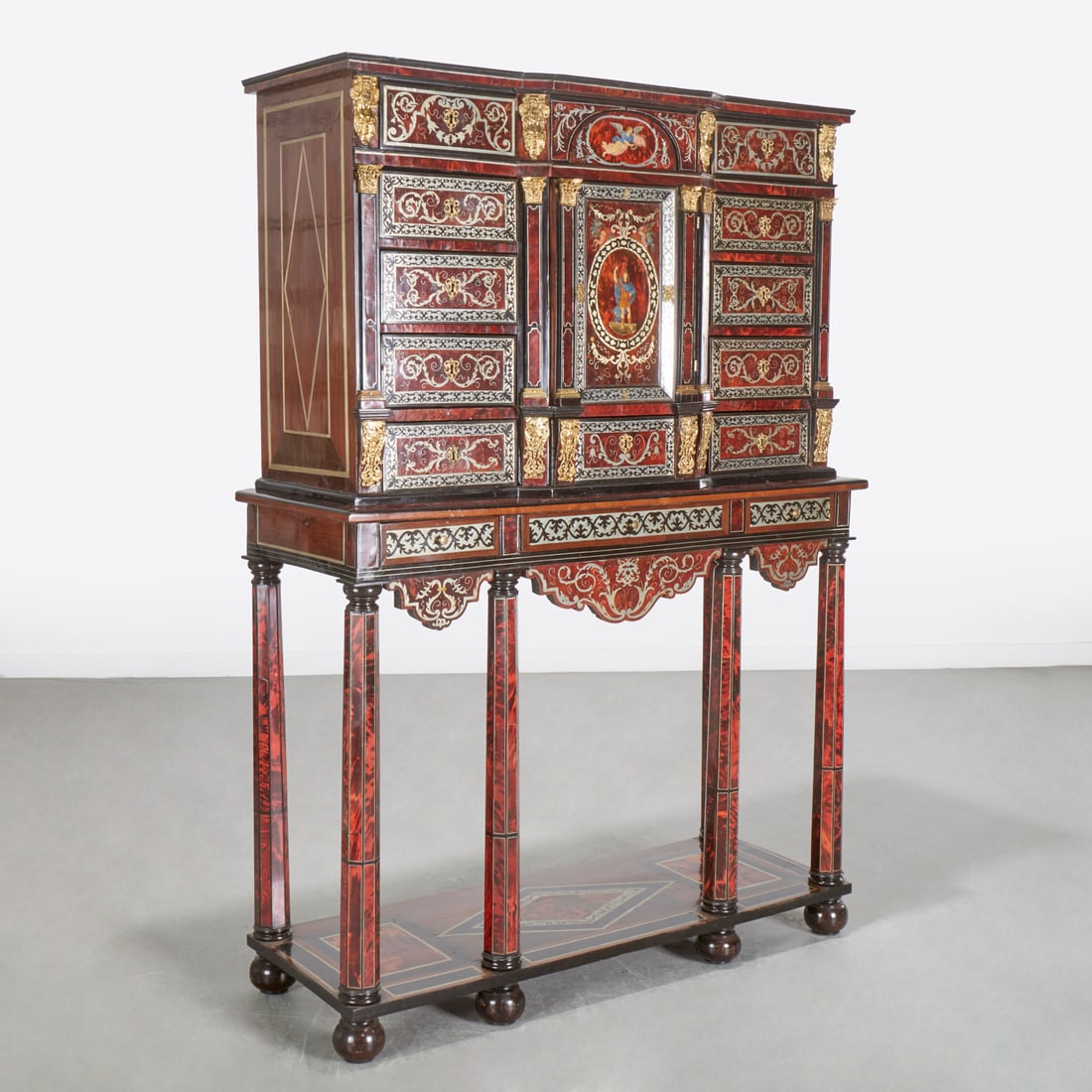 Fine Dutch Baroque inland cabinet on stand (1 of 9)
