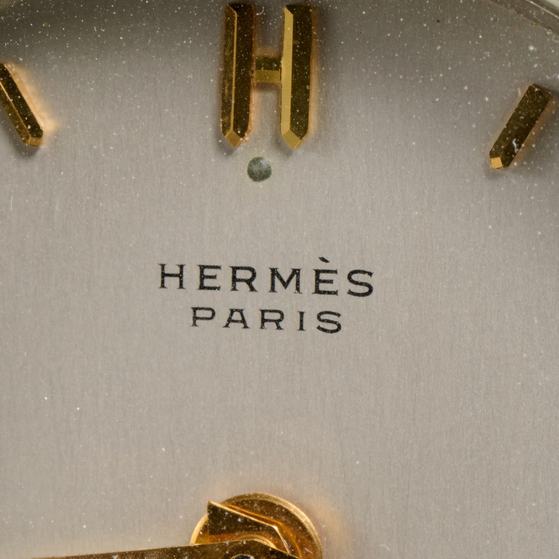 Hermes, Paris acrylic table clock - 4