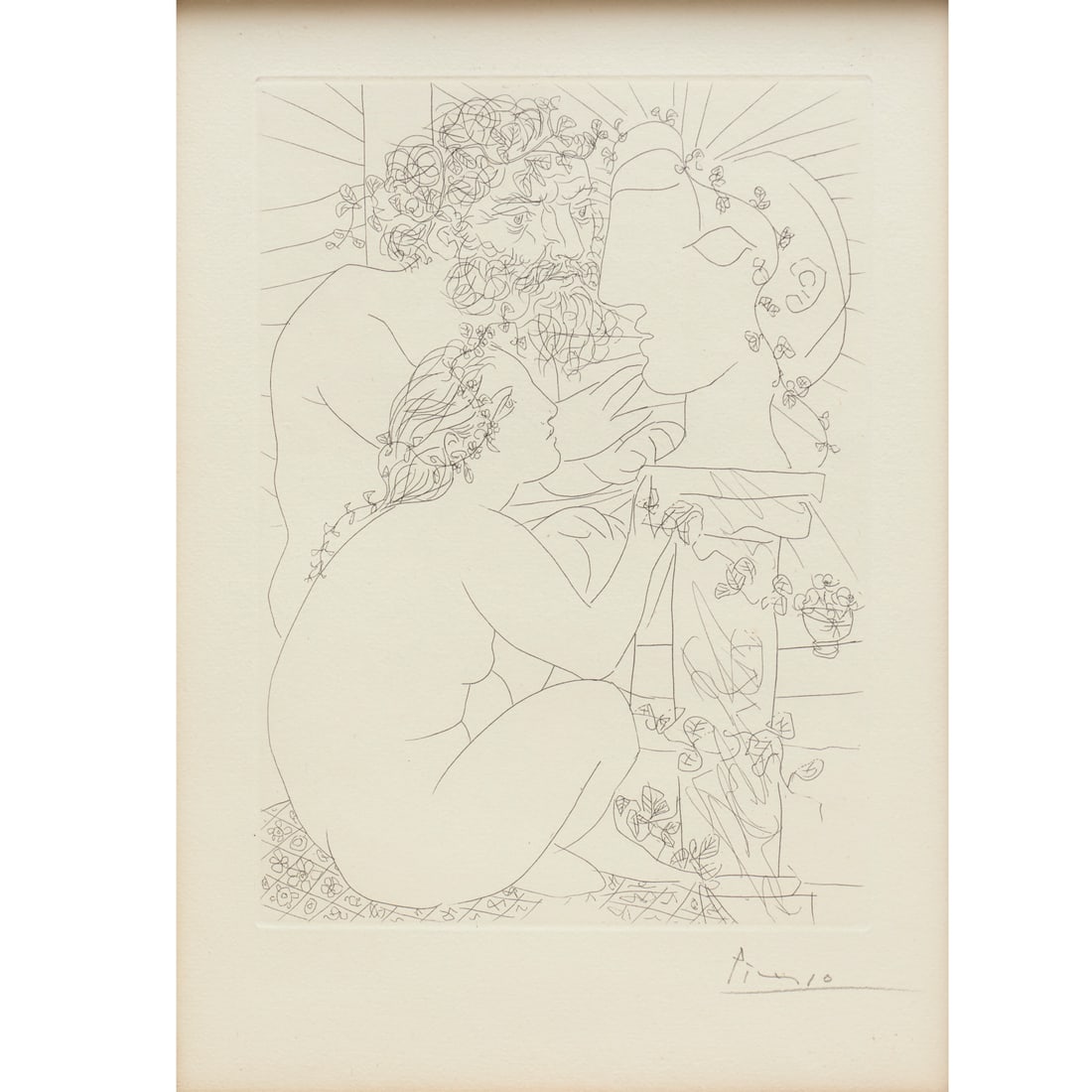 Pablo Picasso, etching, 1933 - 2