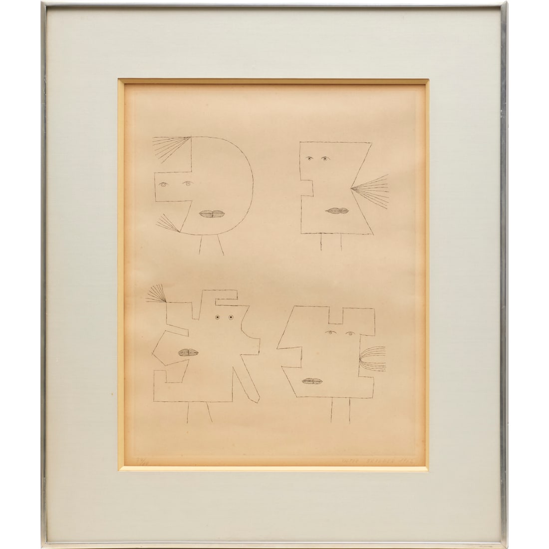 Victor Brauner, etching on paper (1 of 9)