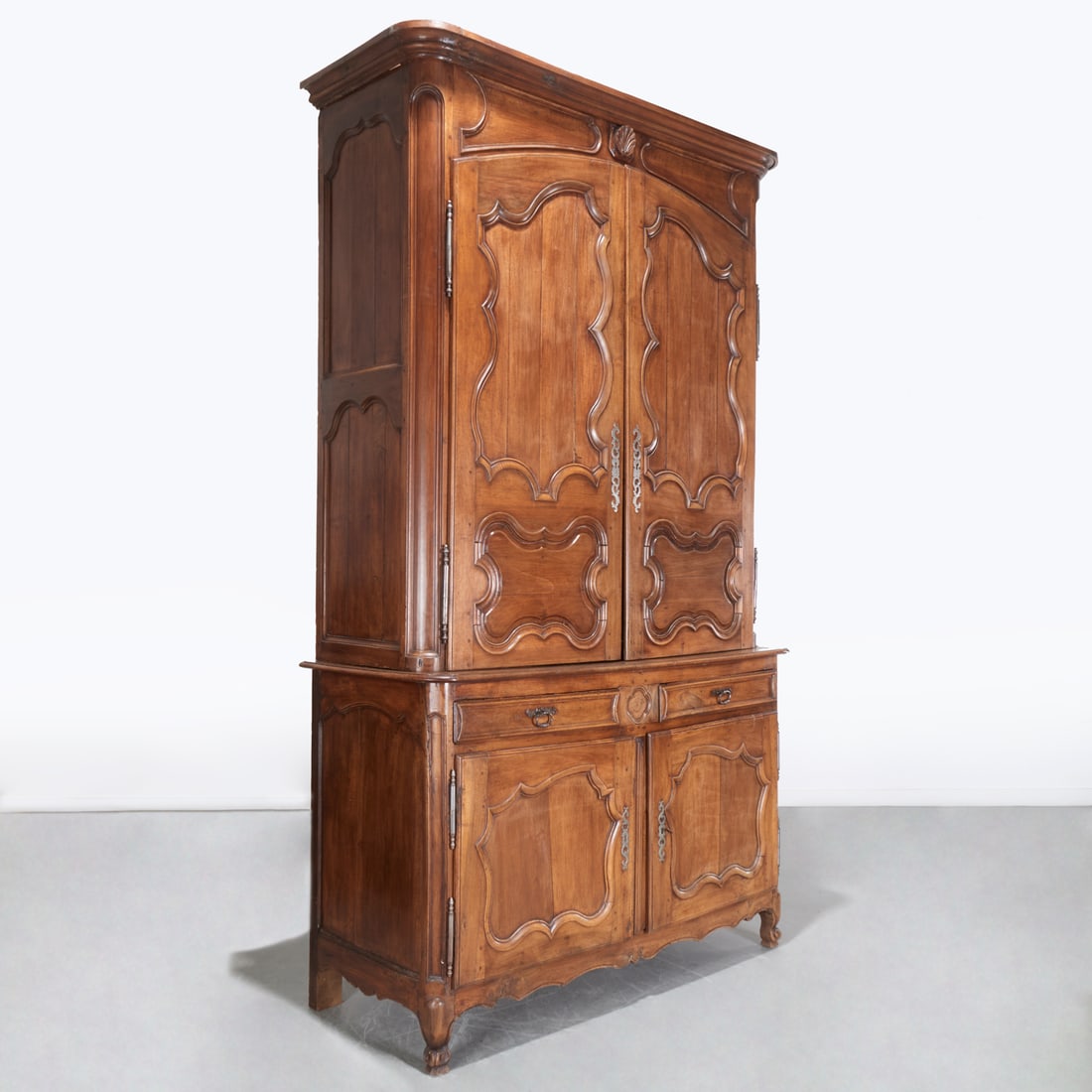 Impressive Louis XV period buffet deaux corps (1 of 9)