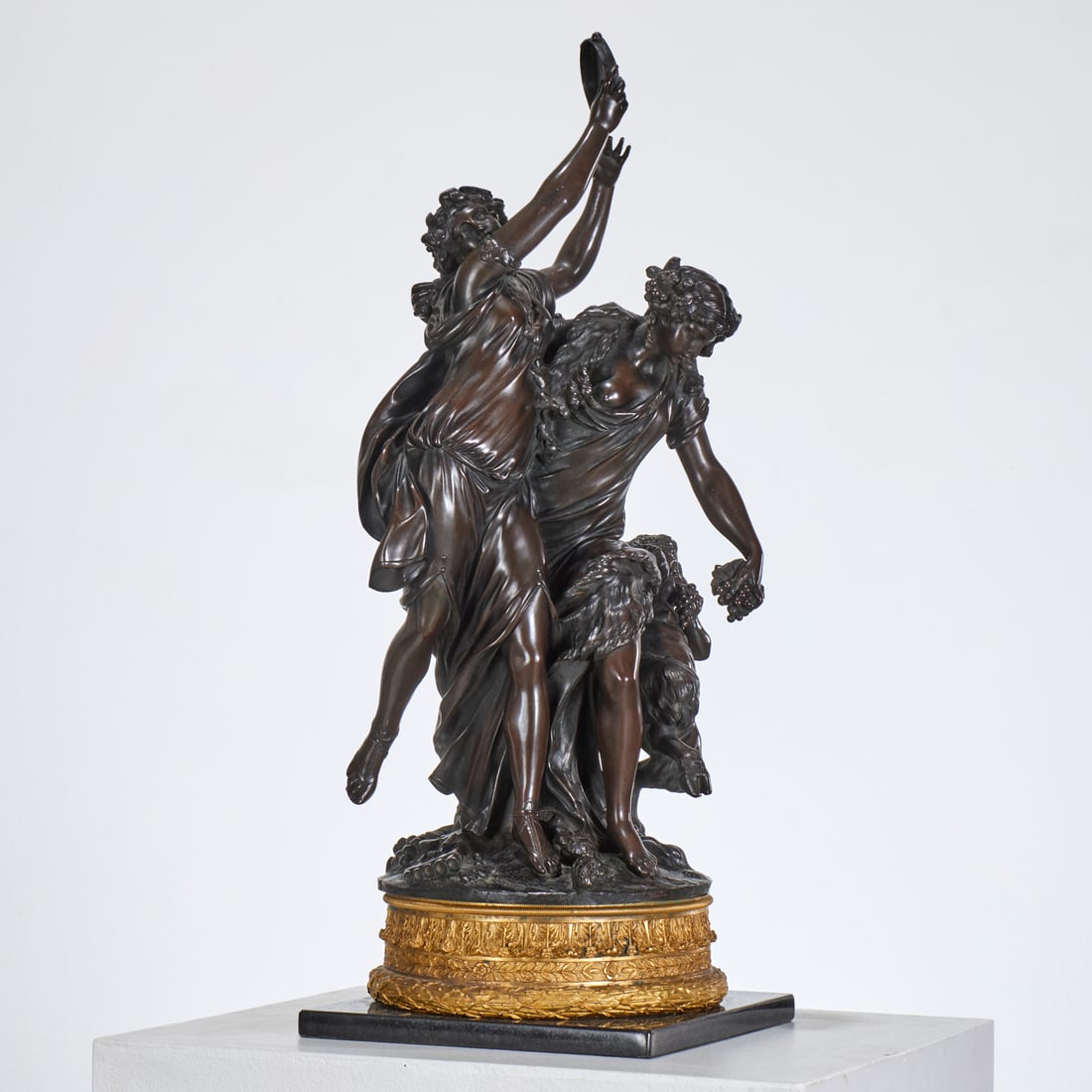 Clodion (after), patinated bronze sculpture (1 of 9)