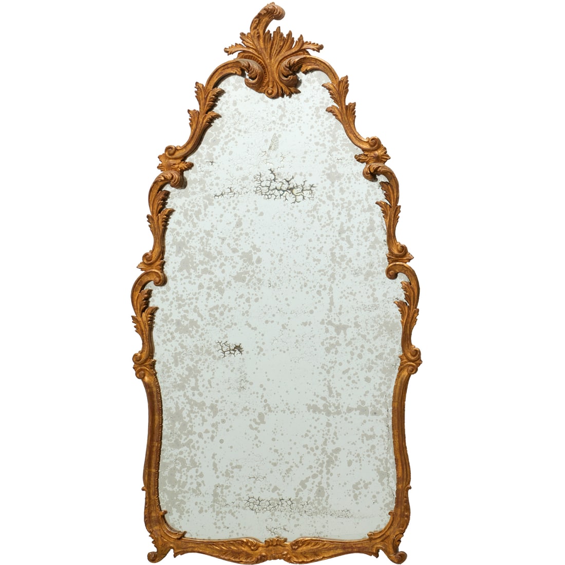 Italian Rococo style giltwood pier mirror (1 of 9)
