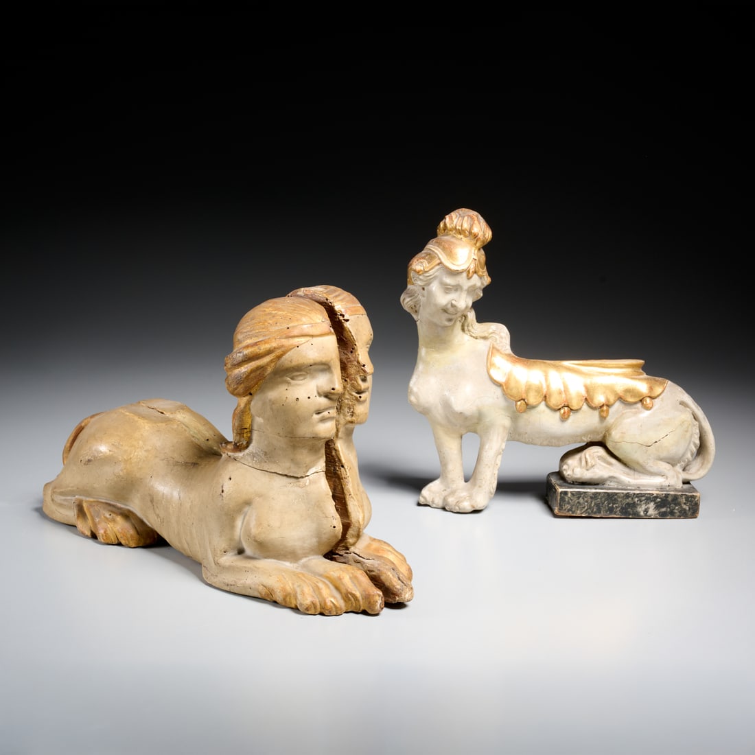 (3) Italian Neoclassical Sphinx carvings (1 of 7)