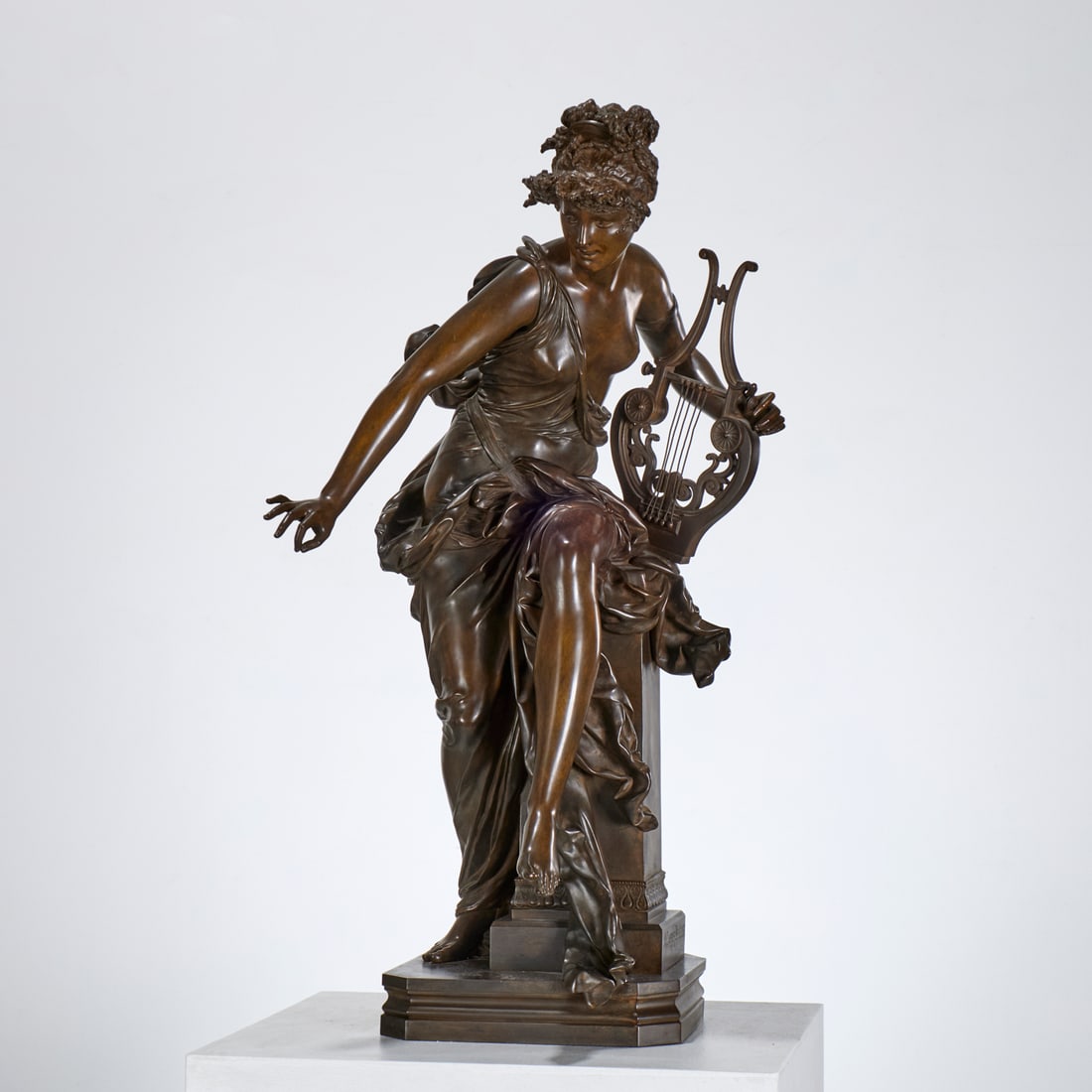 Albert Ernest Carrier-Belleuse, bronze sculpture (1 of 8)