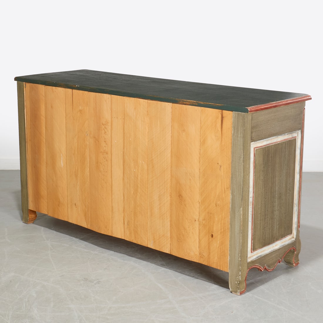 Niermann Weeks, pair polychrome sideboards - 6