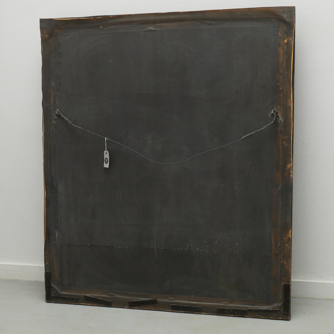 Large Dutch Baroque ebonized mirror - 6
