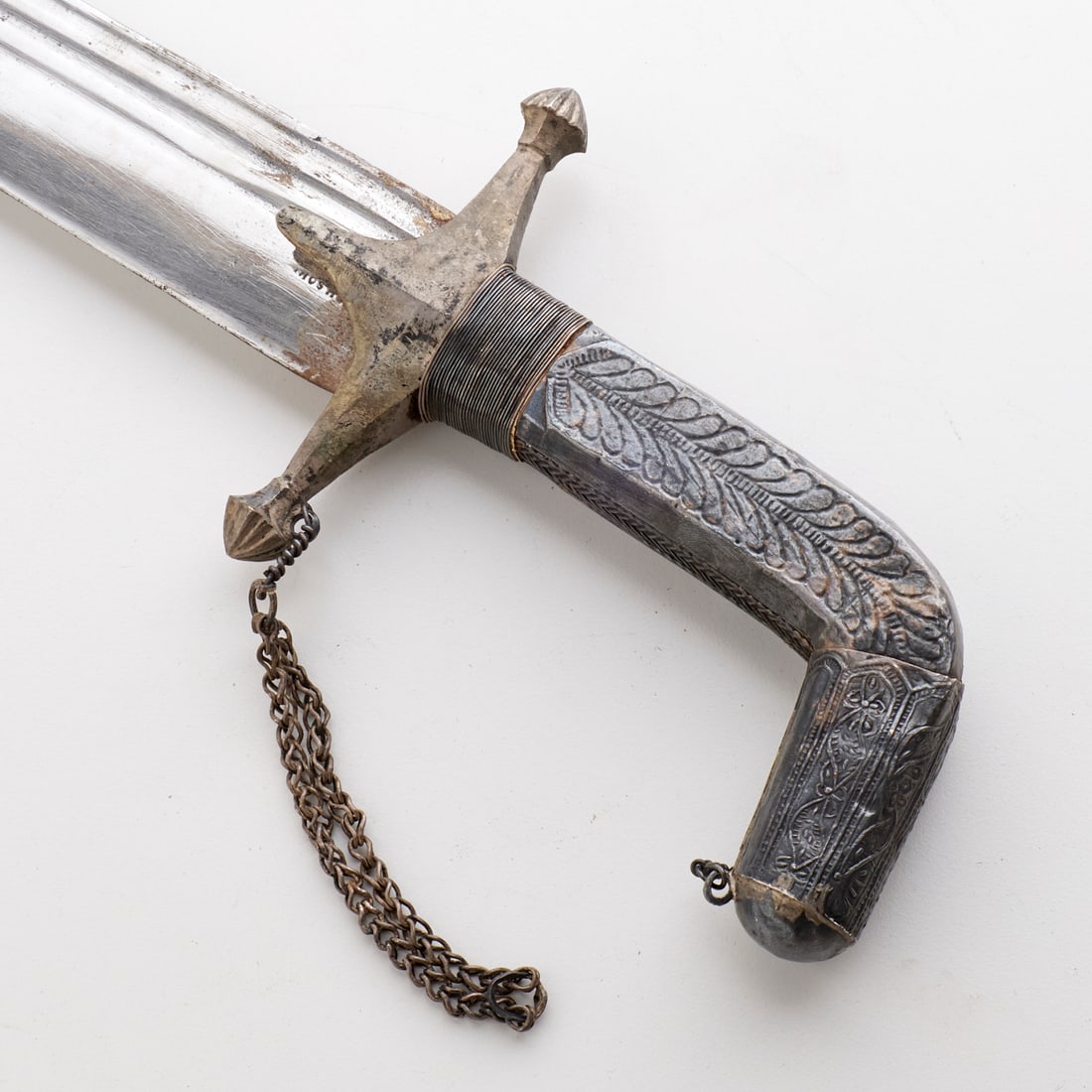 Ottoman silver mounted Karabela sword - 4