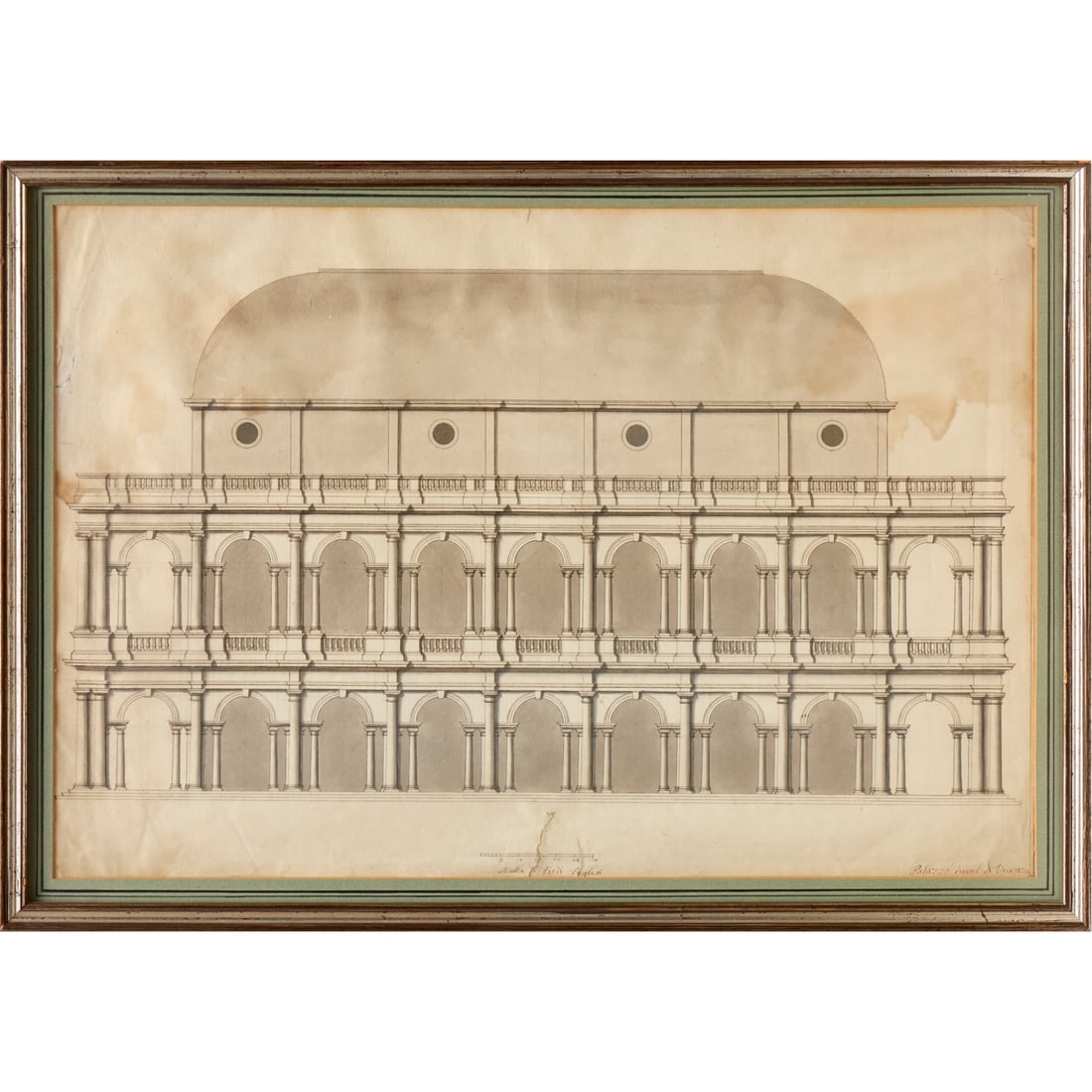 Andrea Palladio (after), ink and wash on paper (1 of 8)