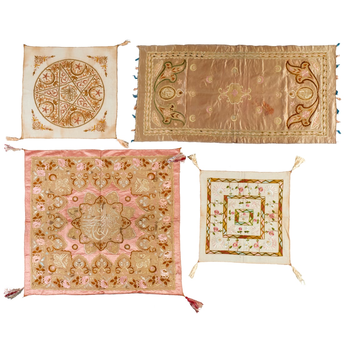 Group Turkish embroidered pillow covers, ex Museum (1 of 10)