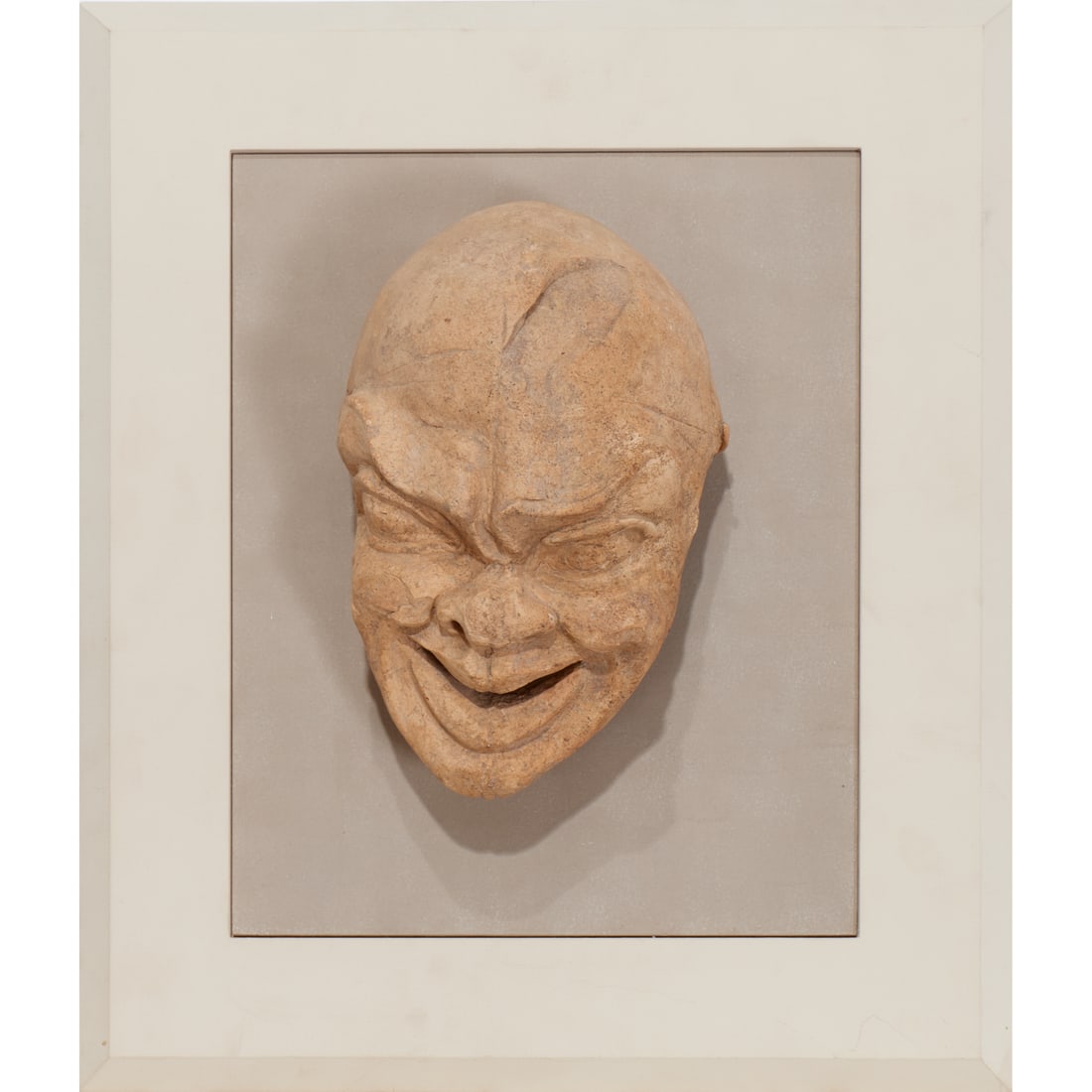 Hellenistic Greek terracotta theater mask (1 of 11)