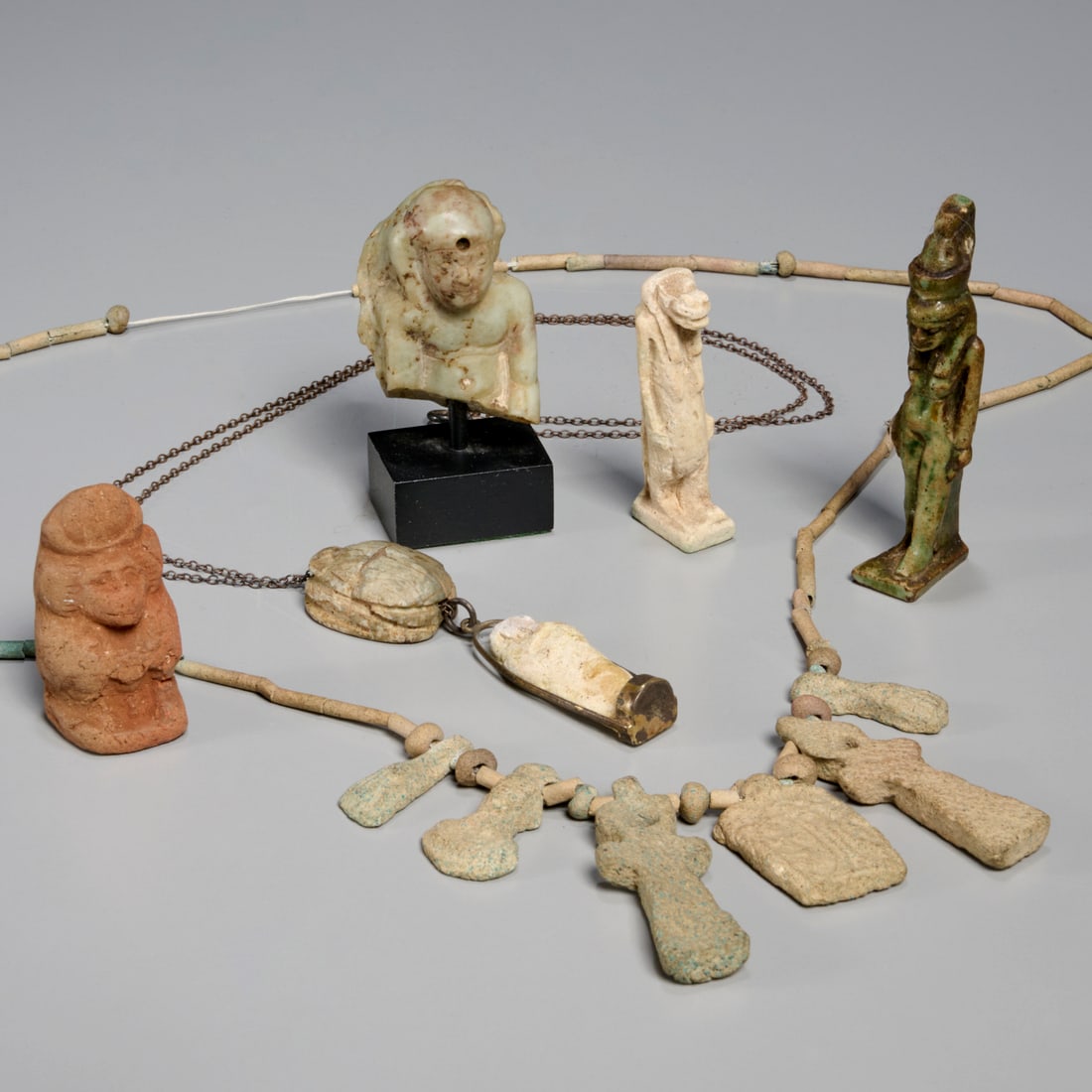 (6) Egyptian and Egyptian style antiquities (1 of 4)
