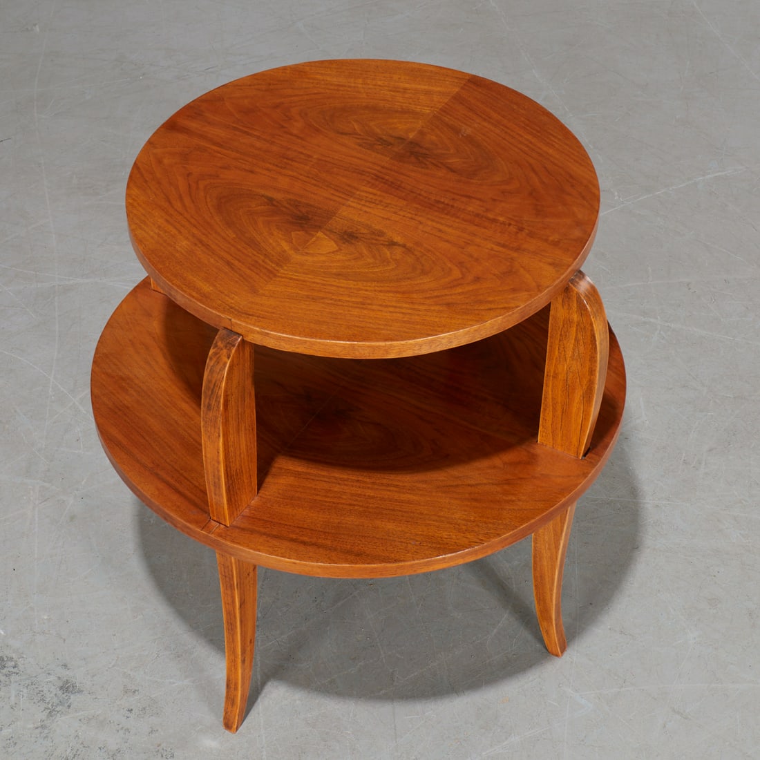 French Art Deco walnut side table - 2