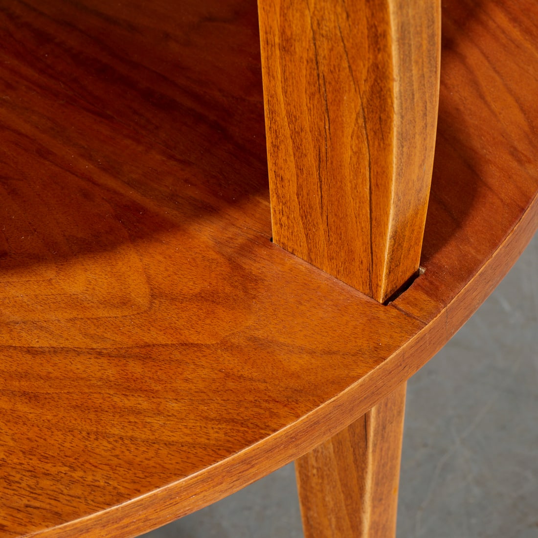 French Art Deco walnut side table - 3