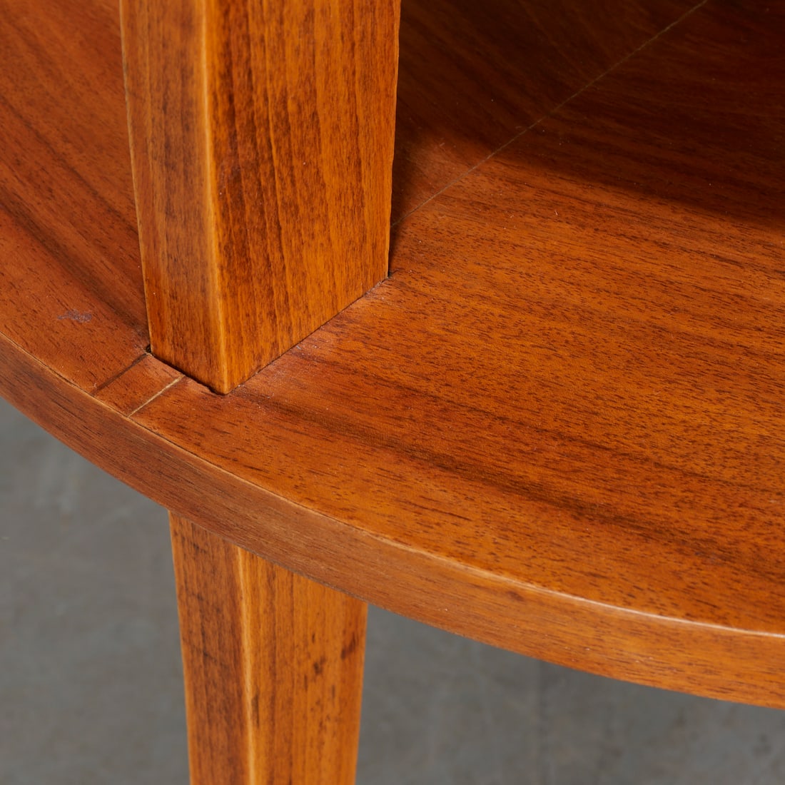 French Art Deco walnut side table - 4