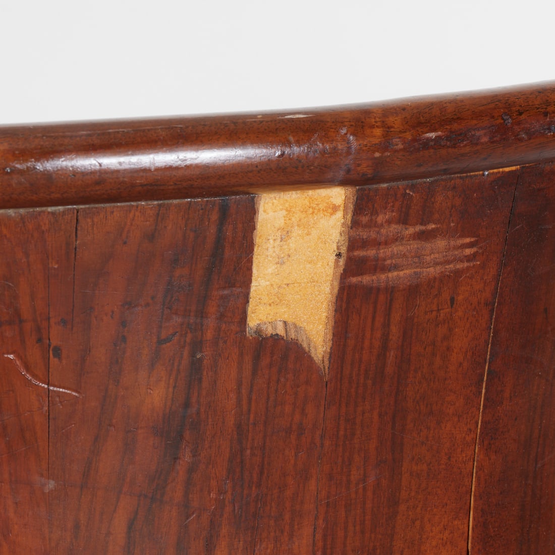 Pair Biedermeier walnut side chairs - 6