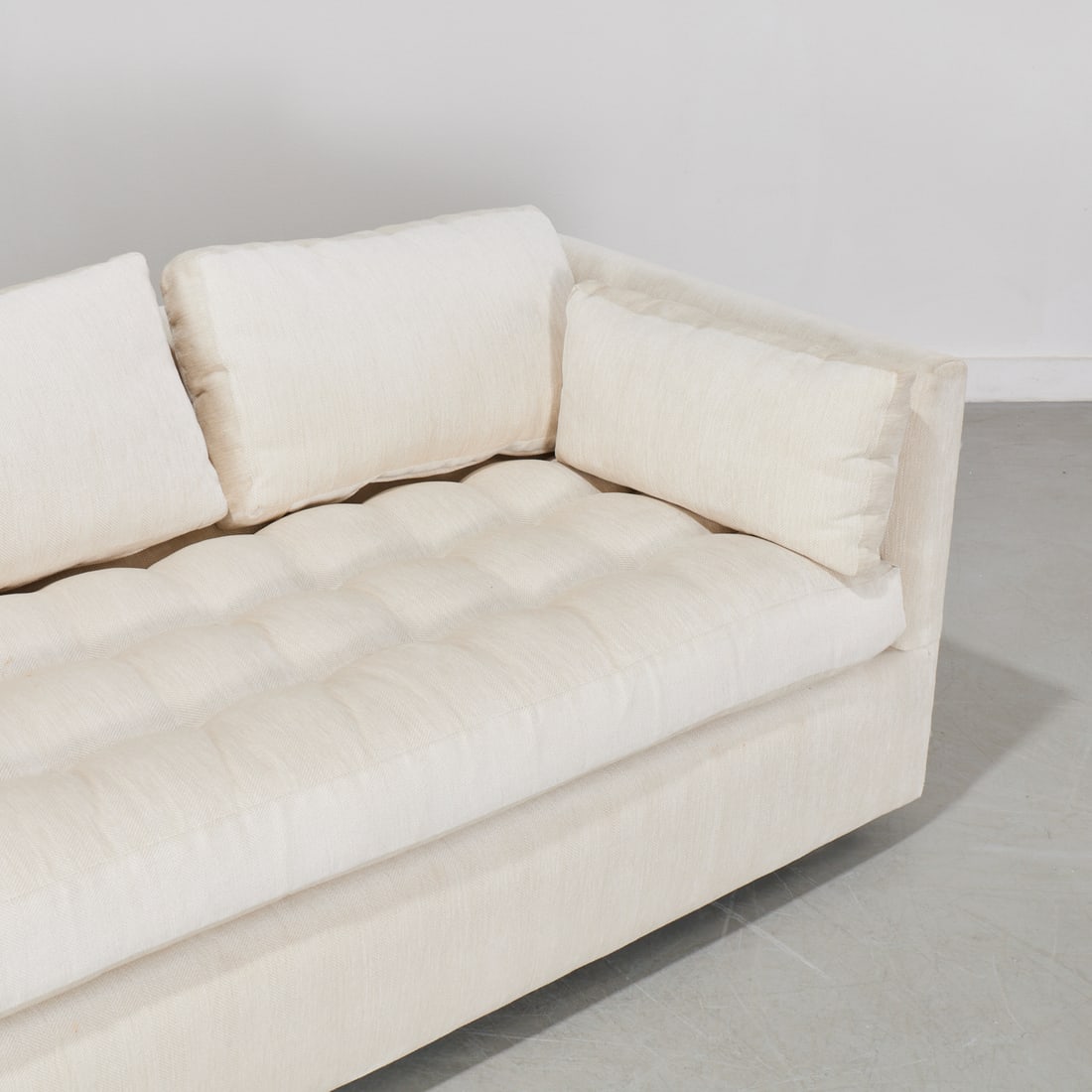 Nice custom upholstered button tufted sofa - 2