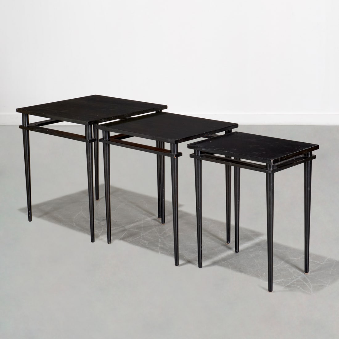 Robsjohn Gibbings for Widdicomb, nesting tables (1 of 7)