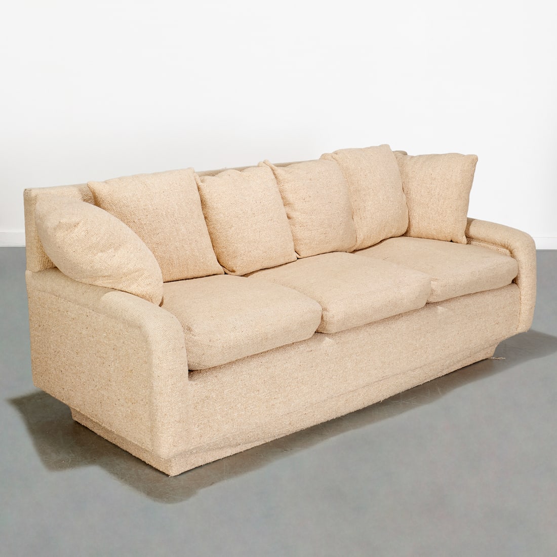 Milo Baughman (style), upholstered sofa (1 of 7)