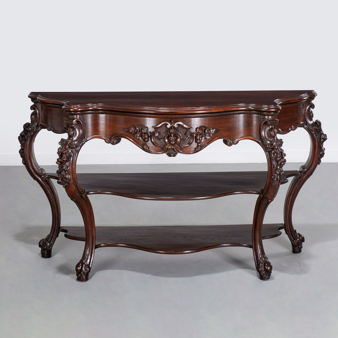 Rococo Revival carved console (1 of 7)