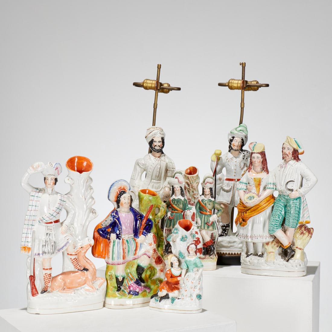 Large Staffordshire figure collection (1 of 6)