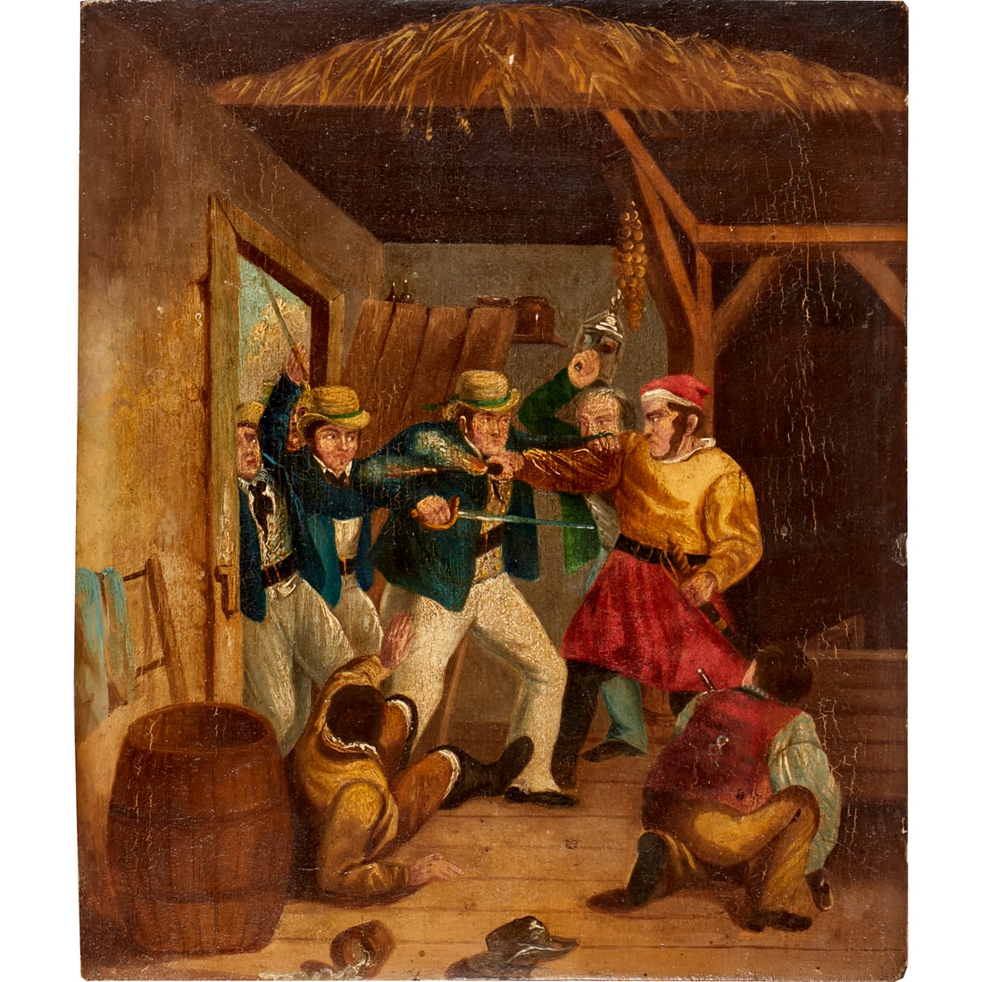 Alexander Carse (manner), oil, Jack Tar fight (1 of 7)