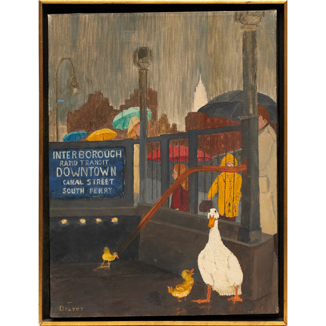 Draper, oil on canvas, New York City (1 of 4)