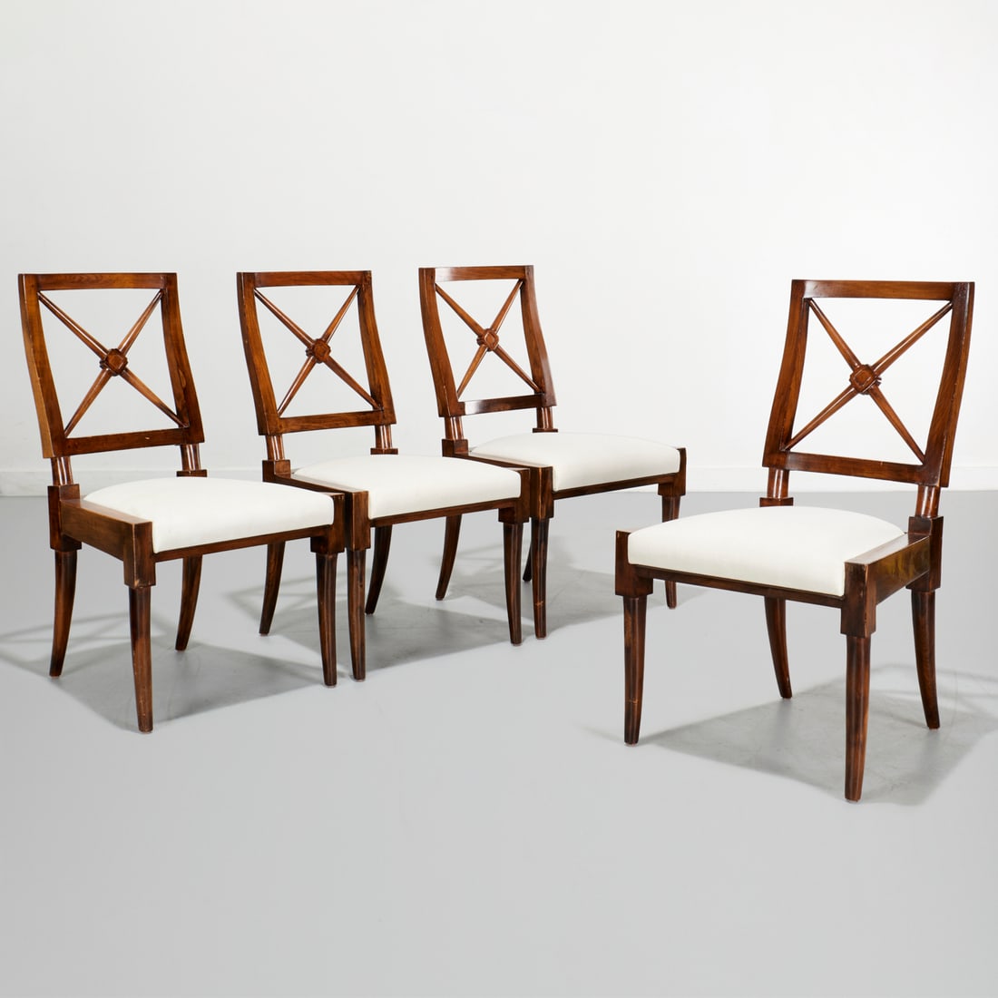 T.H. Robsjohn Gibbings (style), (4) dining chairs (1 of 5)