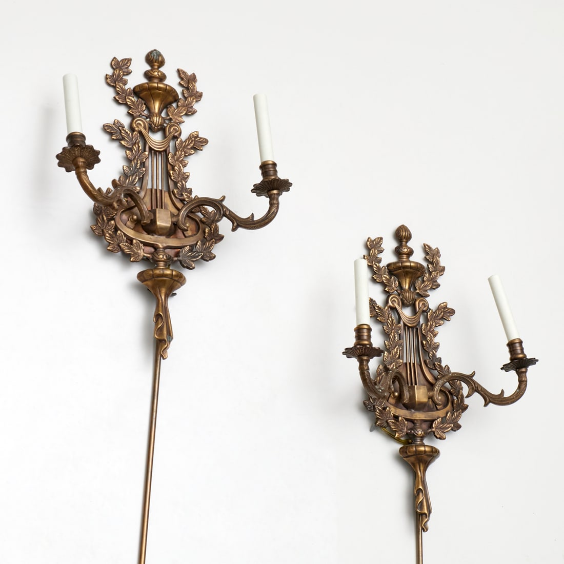 Pair Frederick Cooper brass sconces (1 of 5)