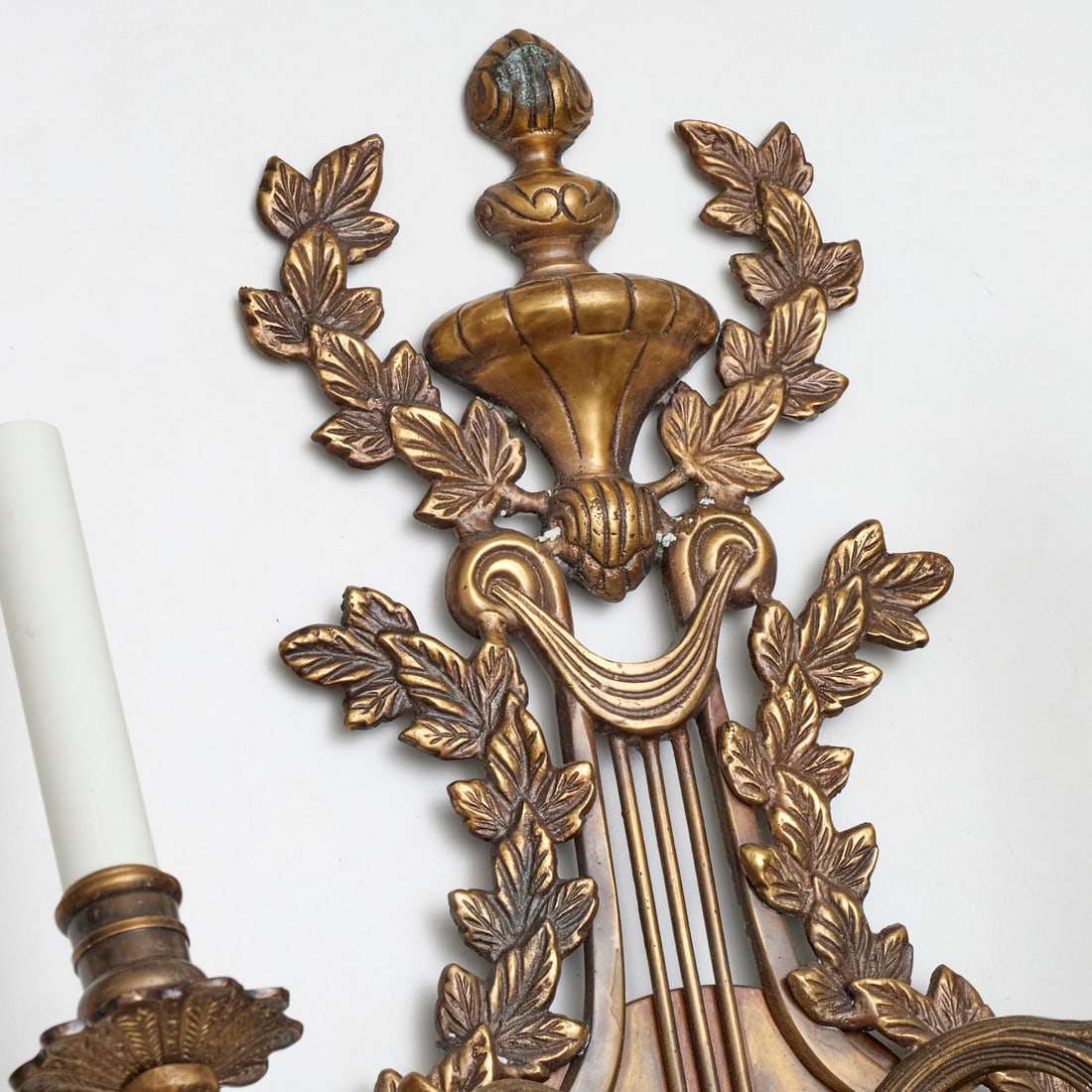 Pair Frederick Cooper brass sconces - 2