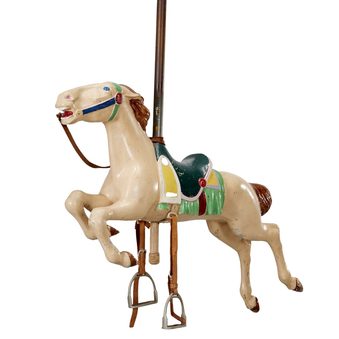 Vintage child size painted carousel horse (1 of 8)