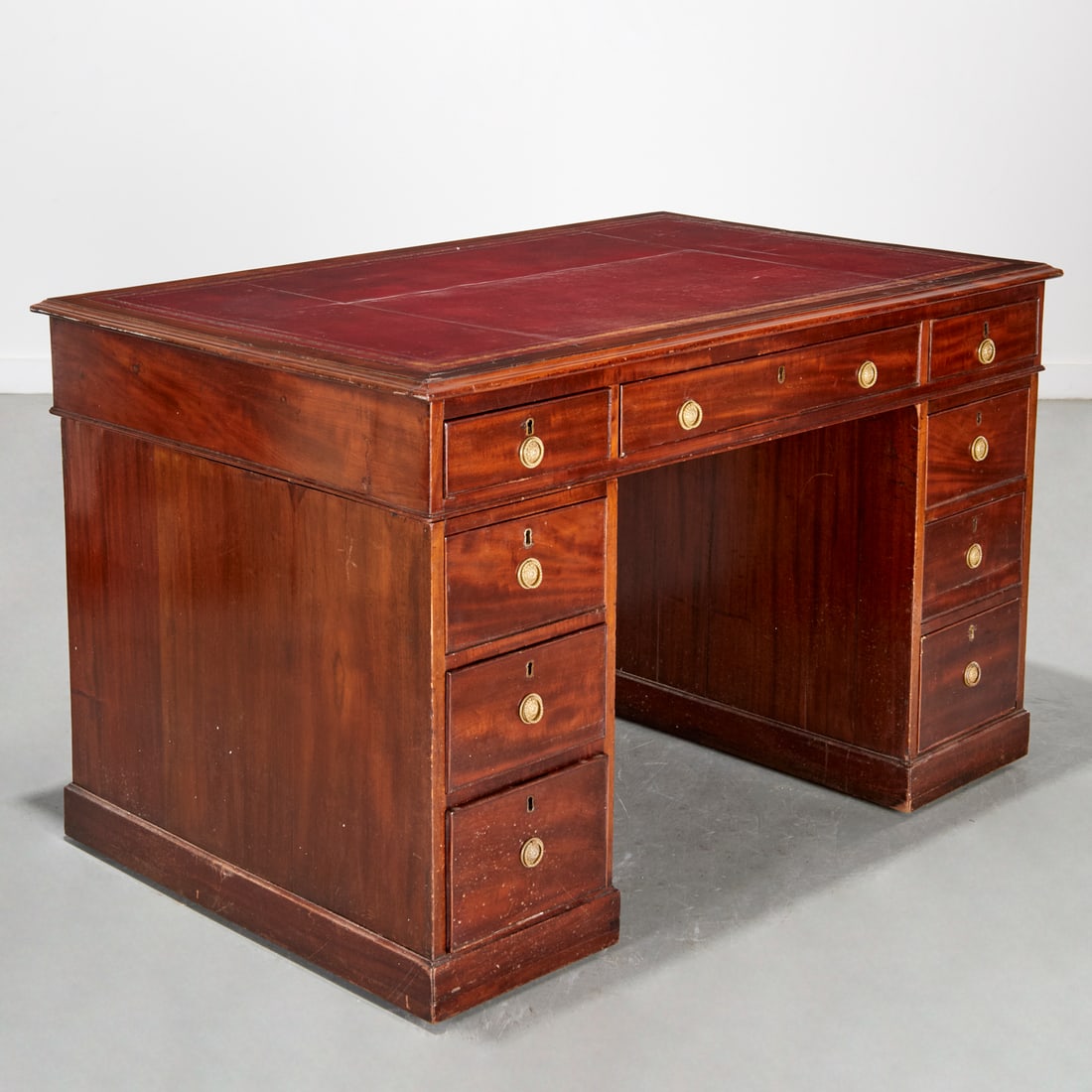 Victorian mahogany double pedestal desk (1 of 6)
