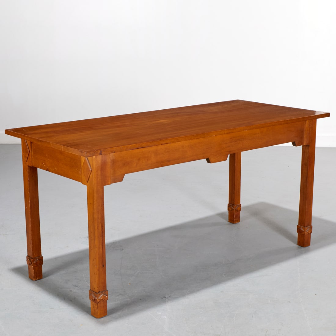 Custom Art Deco style writing table - 5