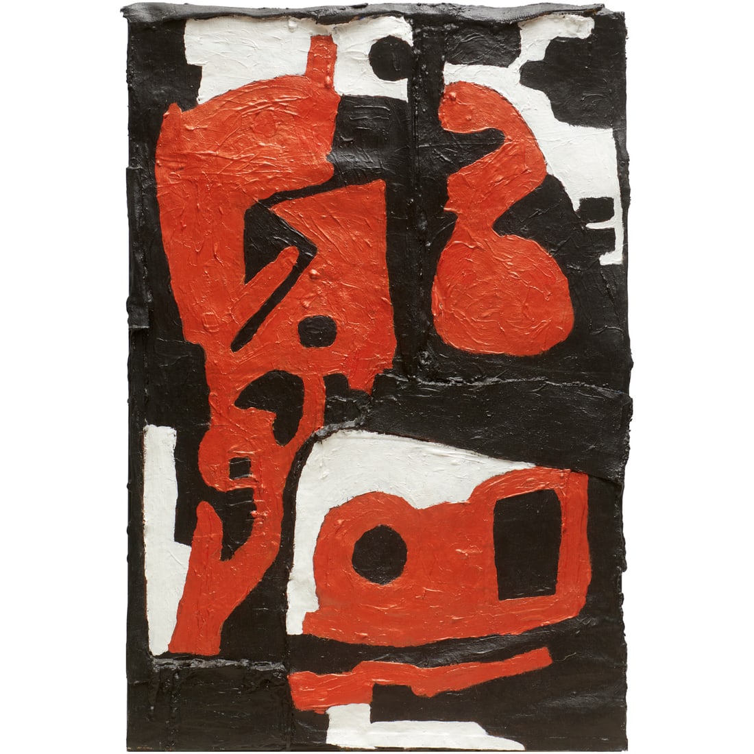 Harald M. Olson, mixed media on canvas, 2017: Harald M. Olson, mixed media on canvas, 2017, Harald Marinius Olson (American, 1955-2025), Abstract, signed and inscribed verso, unframed, 36"h x 24"w Provenance: A Private Collection: Shelter Island,